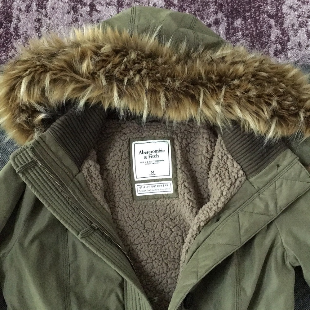 A&F Utility Outerwear jacket/ military parka